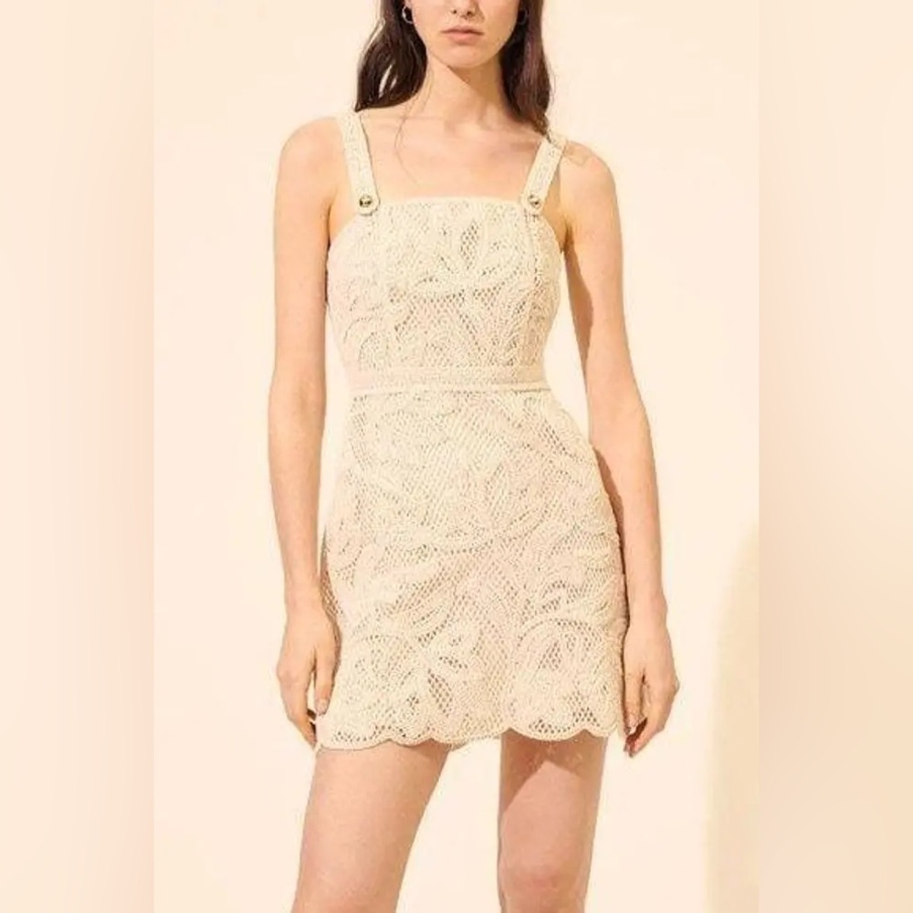 Maje Ibiza Collection Romee Lace Mini Dress